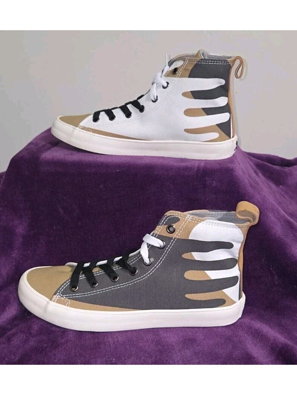 BLANX Mestiza Encuentro Menena Cottin High Top  Sneakers Women's 8 Men's 7 NIB